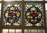 Scherven Renaissance venster Nassautoren Lokatie: Hal Blauwe stoep